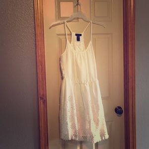 B. Smart  beautiful silly white sundress
